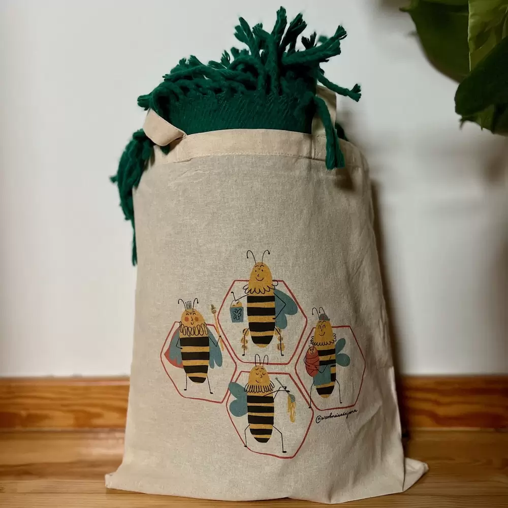 Saco Abelhas Crú